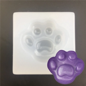 Cute Dog Paw Shape Silicone Mold For DIY Fondant Cake Decorating Sugarcraft Baking Tools Chocolate Candy Handcraft Mold