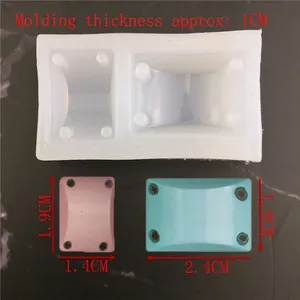 DIY food grade silicone arch-shaped mold for handmade soap and fondant cake decoration