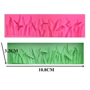 Silicone grass grass blade mold for DIY fondant cake and chocolate crafting decorations