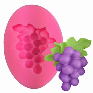 Grape Shape Silicone Fondant Mold For Cake Decoration DIY Baking Tool Pink Chocolate Soap Crafting Kitchen Gadget