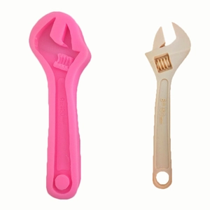 Adjustable Wrench Shape Silicone Mold For DIY Fondant Cake Decorating Sugarcraft Baking Tools Chocolate Candy Resin Mold