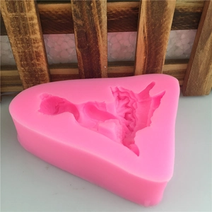 Pink silicone ballerina fondant cake mold for professional DIY baking and decorating