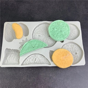 Fruit Shapes Silicone Mold Pineapple Orange Lemon Strawberry Fondant Chocolate Baking Tray Cake Decorating Kitchen Supplies