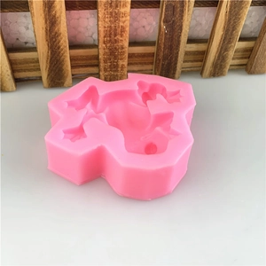 Moule en silicone rose en forme de grenouille pour savon DIY et pâtisserie professionnelle