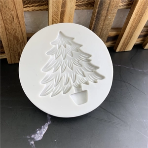 3D Christmas tree silicone mold for DIY chocolate and fondant cake decoration