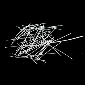 Polished 304 stainless steel T-pins for DIY jewelry making and craft supplies