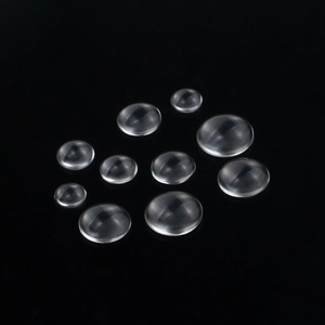 Klare runde Glas-Cabochons für DIY-Schmuck und Bastelarbeiten in verschiedenen Größen