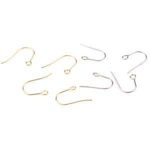 Edelstahl U-Ohrhaken in Gold und Silber für die DIY-Schmuckherstellung