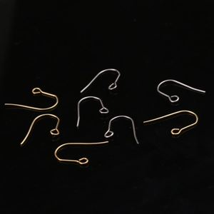 DIY Edelstahl U-Form Ohrhaken in Gold und Silber für die professionelle Schmuckherstellung