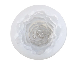 Stampo in silicone a forma di peonia per sapone e candele con petali realistici