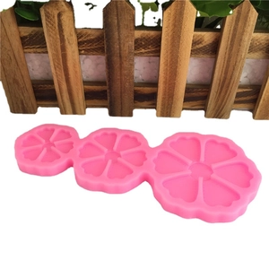 Moule en silicone à 3 fleurs de cerisier pour fondant, argile et décoration de gâteaux