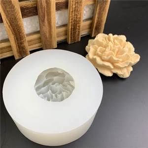 Peony flower silicone mold for DIY baking and chocolate cake fondant craft