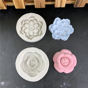 Sunflower and camellia silicone flower molds for chocolate fondant and cake decoration