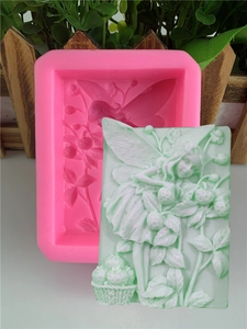 Angel Wings Butterfly Fairy Girl Silicone Mold For Handmade Soap Candle Making Resin Gypsum Craft Relief Mold Baking Tool