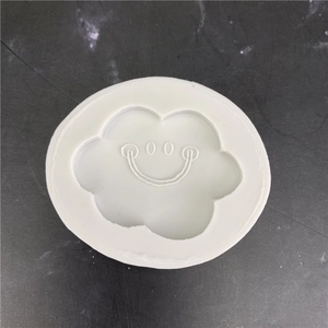 Smiley flower face silicone mold for chocolate fondant cake and DIY crafts decoration