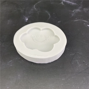 Cloud shaped smiley face silicone mold for DIY cake decoration and chocolate making