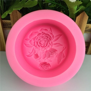 Moule en silicone papillon et pivoine pour décoration de gâteaux et pâtisserie