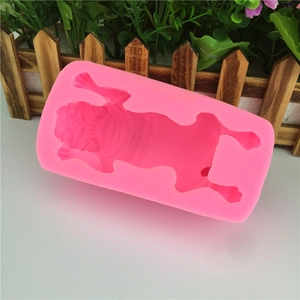 Shar Pei mousse chocolate silicone mold for DIY baking and handmade cake crafts