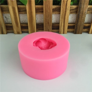 Kirschblüten-Silikonform in Rosa für DIY-Seifen, Kerzen und Kuchendekoration