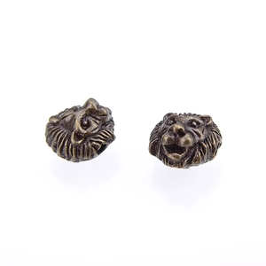Vintage bronzen leeuwenkop kralen voor DIY sieraden maken en armband accessoires