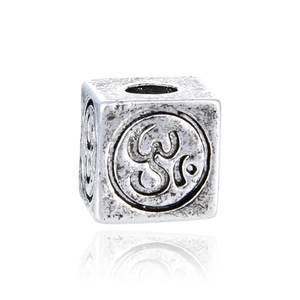Retro Koperen Kubus Kralen Om Symbool Holle Tussenkralen Voor DIY Sieraden Maken Armband Ketting Antieke Religieuze Kralen