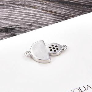 Connecteur breloque champignon opale en laiton pour bijoux DIY faits main pour femmes