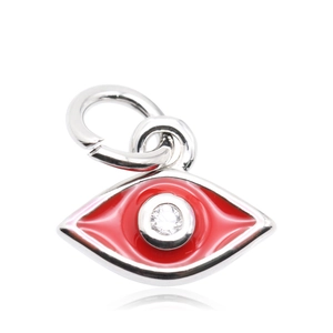 Evil Eye Copper Pendant Enamel Rhinestone Eye Charms For DIY Necklace Bracelet Earrings Making Mystical Jewelry Accessories