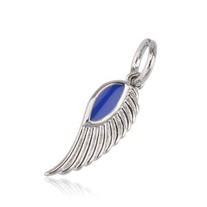 Galvanisierte Kupfer Engelsflügel Anhänger Mit Bunter Emaille Für DIY Halskette Schmuck Herstellung Mode Feder Flügel Charm