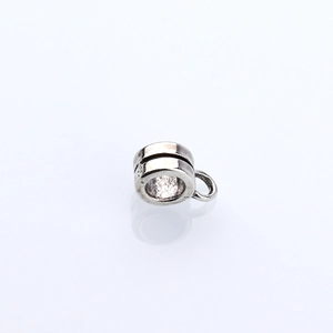 Handgefertigter Vintage-Silberperlen-Anhänger für DIY-Schmuckherstellung von Armbändern