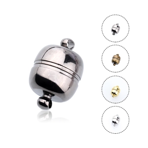 Chiusura Magnetica per Gioielli Fai da Te Collana Bracciale In Rame Galvanizzato a Forma di Tamburo Fibbie di Connessione