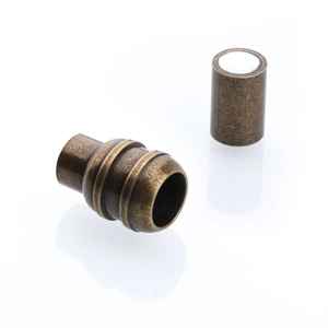 Chiusura magnetica in bronzo antico per creazione gioielli fai-da-te e collane