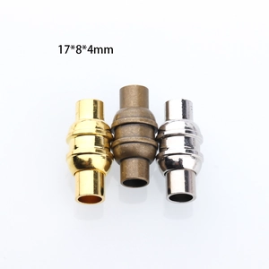 Chiusure magnetiche in tre colori per gioielli fai-da-te, 17x8x4mm per collane e bracciali