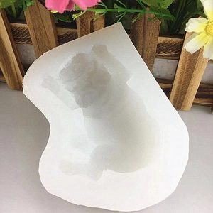 3D Shar Pei dog silicone mold for mousse ice cream and handmade fondant cake tools