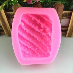 Moule en silicone rose en forme d'ananas pour savon artisanal et bougie DIY