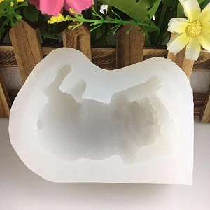3D shar pei dog silicone mold for mousse ice cream and DIY handmade chocolate cake