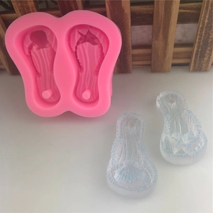 Flip Flops Shell Starfish Silicone Mold Ocean Theme DIY Baking Tool For Chocolate Cake Decoration Resin Crafting Mold