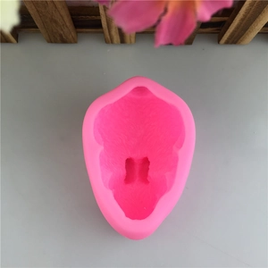 3D rabbit princess silicone mold for chocolate fondant and handmade cake decorating