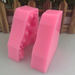 Pink unicorn rocking horse silicone mold for DIY fondant cake and mousse soap making