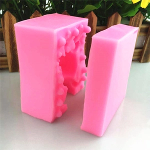 3D plum blossom deer antler mousse silicone mold for DIY cake and craft projects