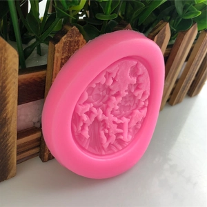 Moule en silicone pivoine 3D pour décoration de cupcakes et fondant de mariage DIY