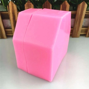 Pink 3D sleeping unicorn silicone mold for mousse, cake decorating and DIY crafts