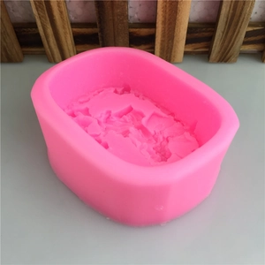 Pink silicone mold for DIY angel flower girl wreath crafts and gypsum ornaments