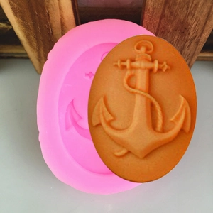 Nautical Anchor Pirate Ship Silicone Mold For Fondant Cake Chocolate Craft Handmade Soap Resin Baking Decorating Tool