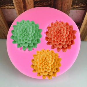 Silicone Baking Mold Pinecone Flower Daisy Shapes For Fondant Cake Decorating Handmade Soap Resin Craft DIY Kitchen Tools