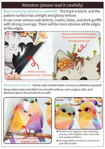 Detailed comparison of adhesive vinyl and static cling material for festive wall decals