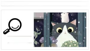 Détail de papier peint nordique avec chat et hamster mignons pour décoration de chambre