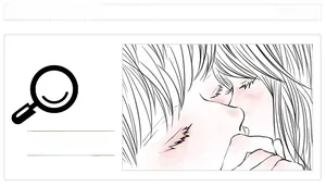 Detailed macro view of minimalist wall sticker featuring hand-drawn romantic line art style
