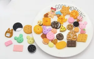 Detailed collection of assorted miniature resin food charms for DIY jewelry and crafts