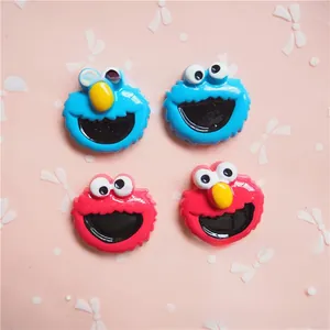 Accessoires en résine personnages Sesame Street pour coques de téléphone et magnets DIY