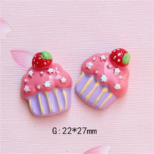 Detailansicht von Resin-Cupcakes für DIY-Hüllen mit Größenmarkierung 22x27mm